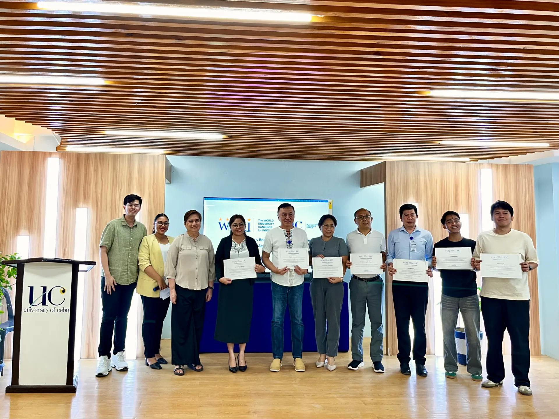 University of Cebu Earns Global Recognition for Innovative Programs in WURI 2026