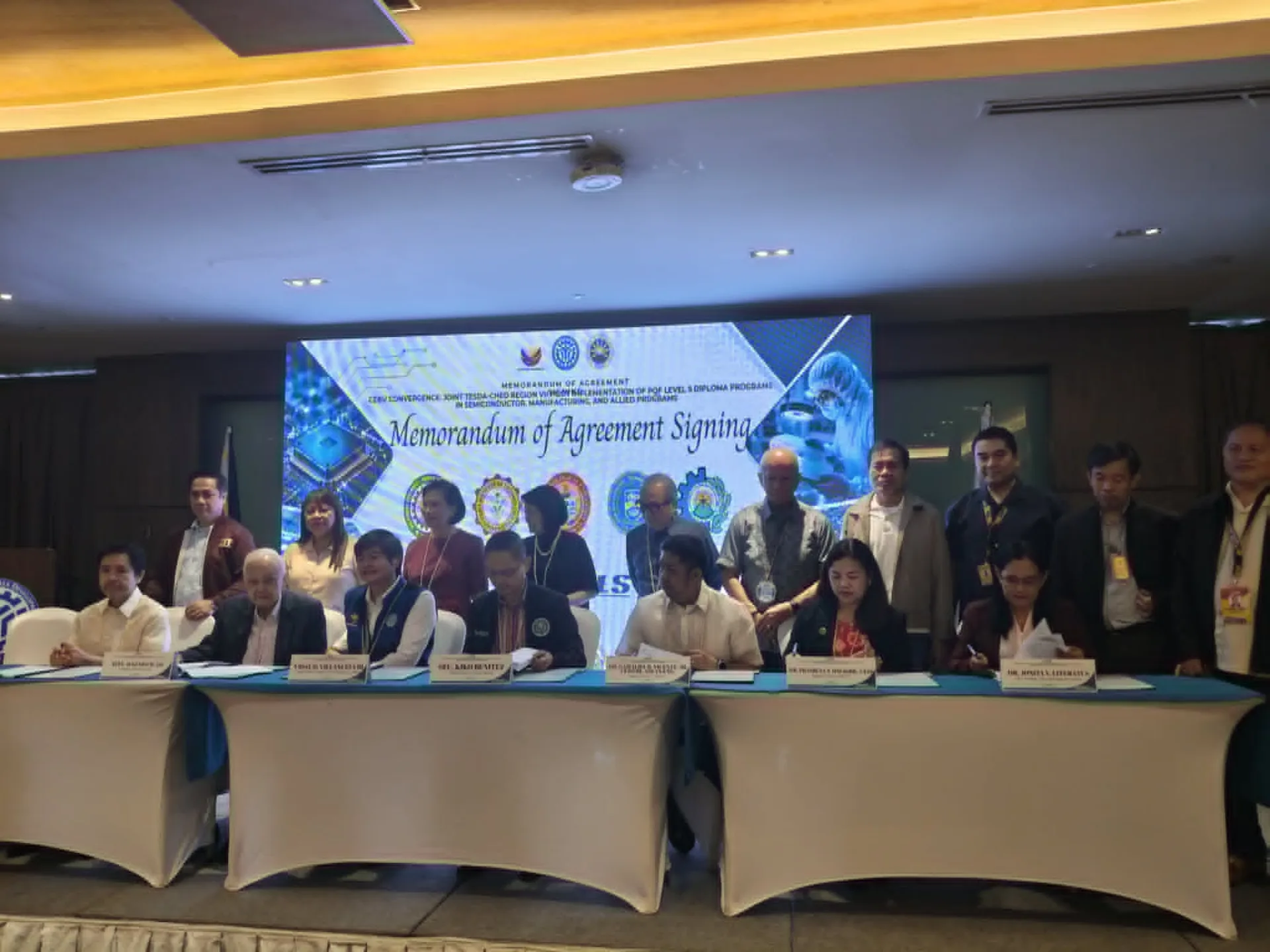 University of Cebu participates in the Cebu Convergence, Regional MOA Signing at Bai Hotel, Mandaue City.